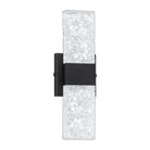 Kendal Lighting - Glacier Vanity Light - VF1300-2BLK - Canada Light Shop
