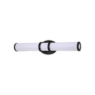 Kendal Lighting - Rings LED Vanity Light - VF1824-BLK - Canada Light Shop