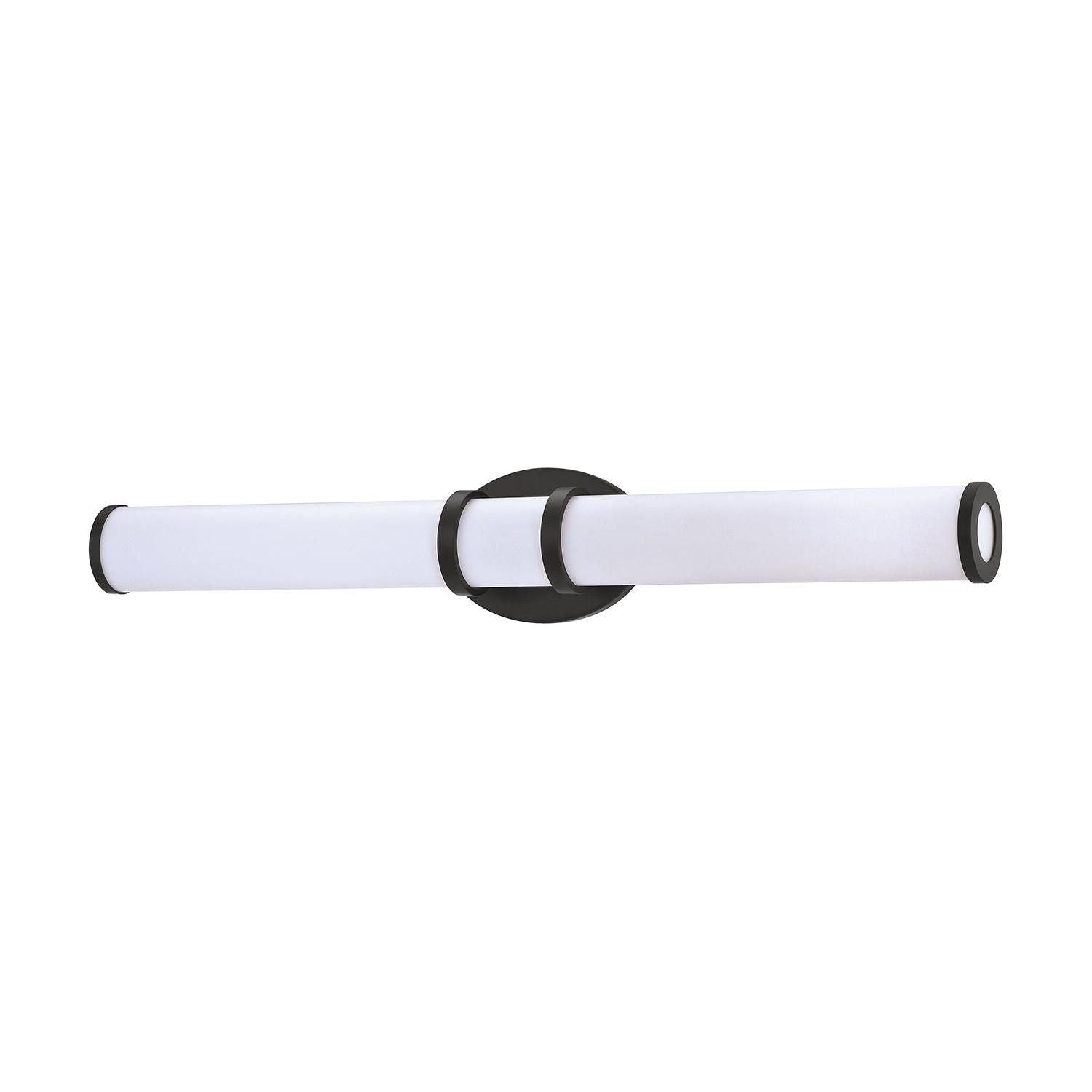 Kendal Lighting - Rings LED Vanity Light - VF1830-BLK - Canada Light Shop