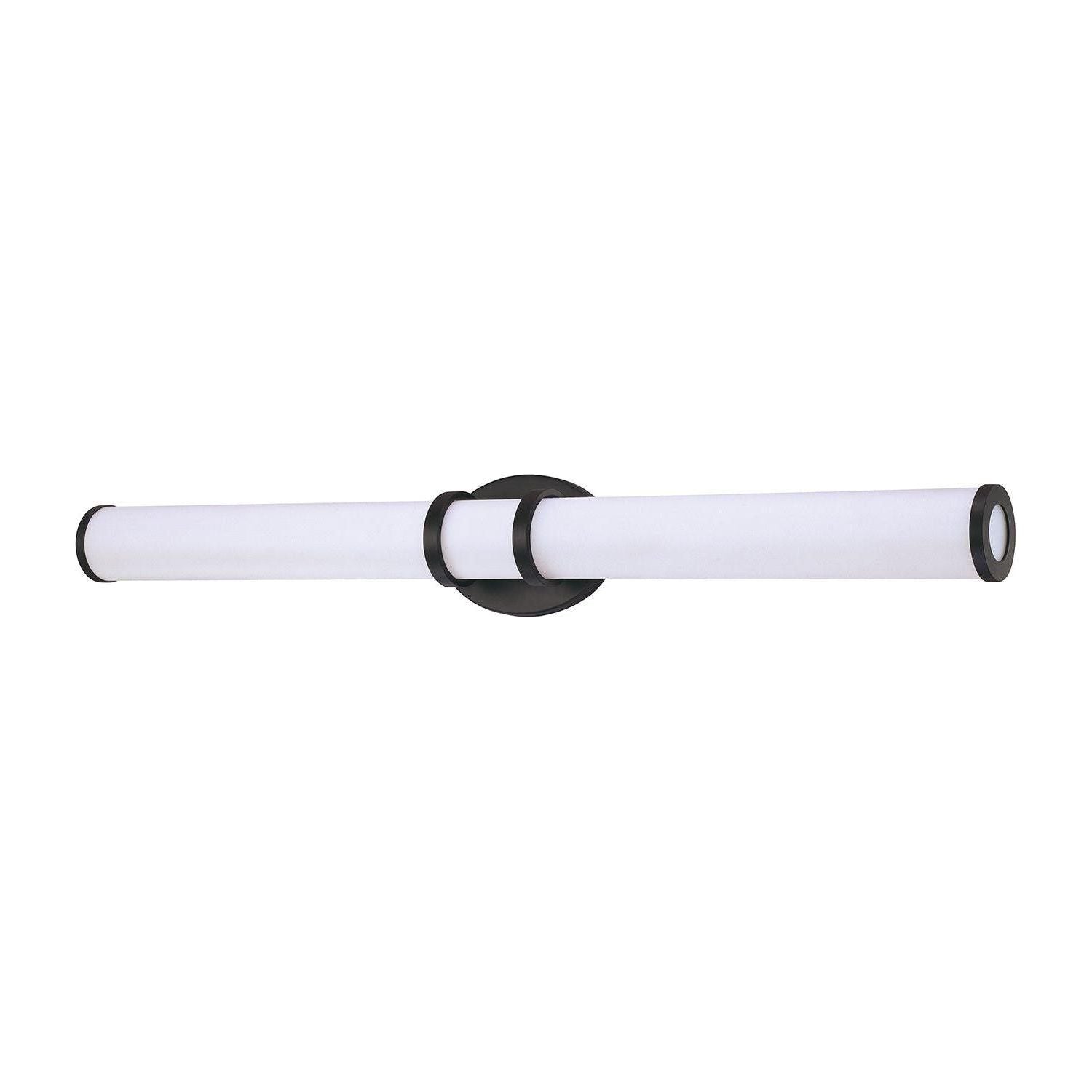 Kendal Lighting - Rings LED Vanity Light - VF1836-BLK - Canada Light Shop