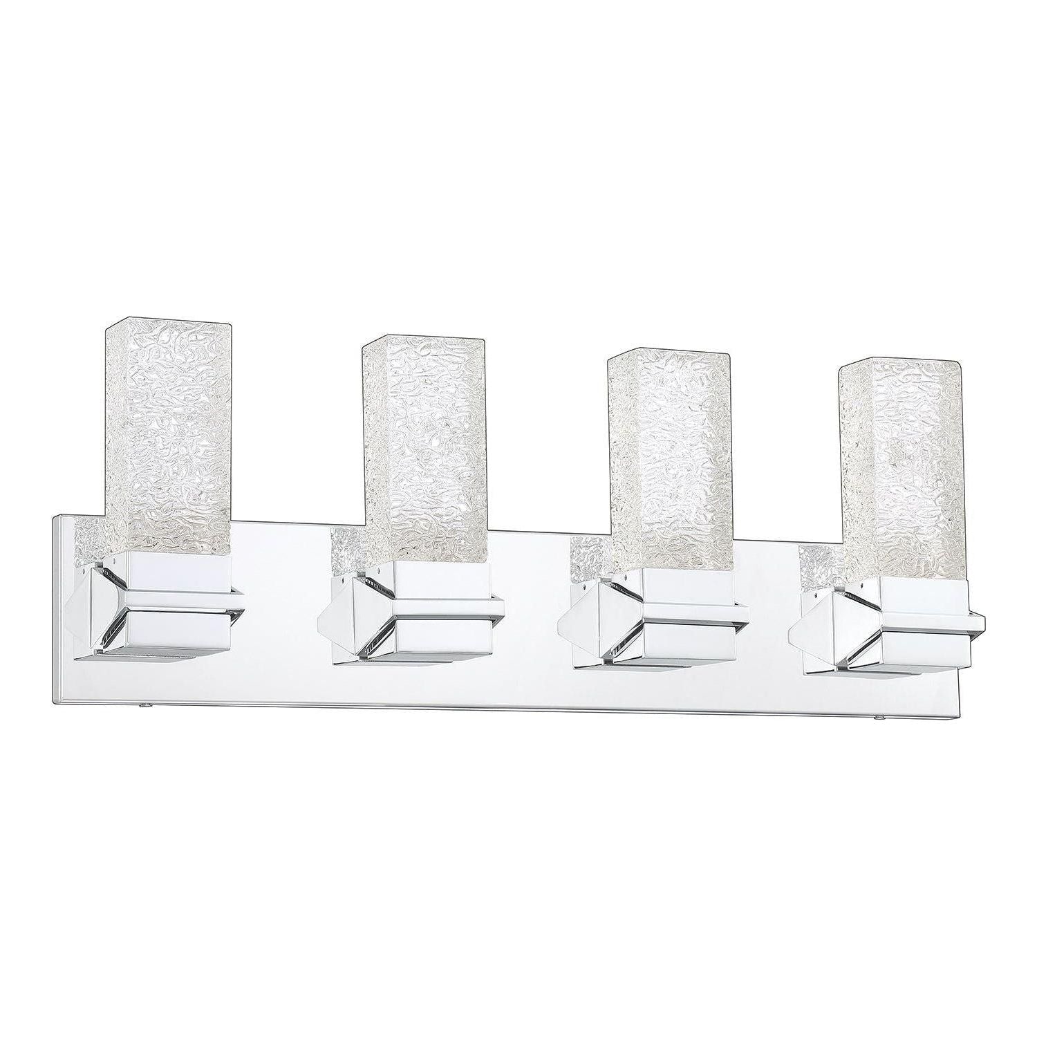 Kendal Lighting - Ice Vanity Light - VF9600-4L-CH - Canada Light Shop