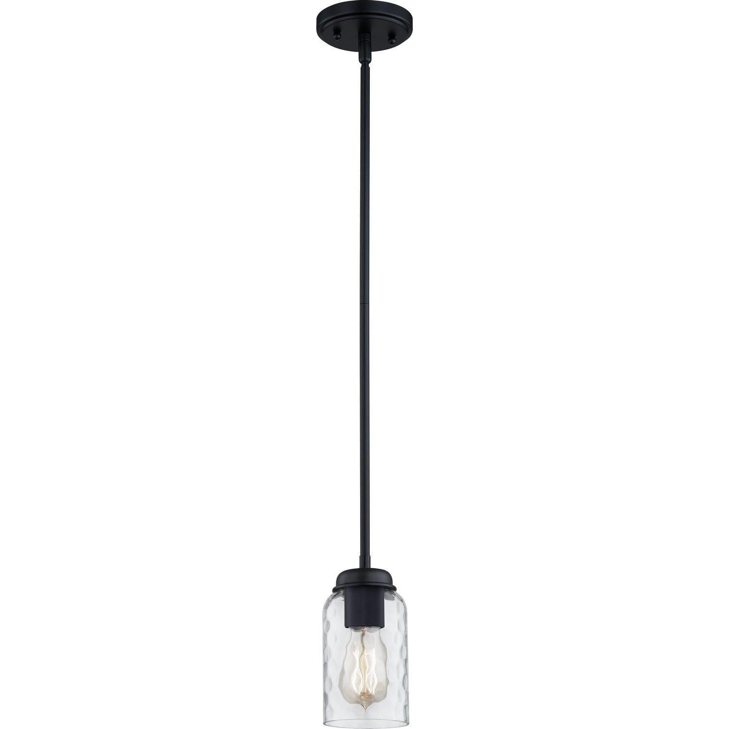 Quoizel - Blanche Mini Pendant - BLA1505MBK - Canada Light Shop