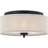 Quoizel - Blanche Flush Mount - BLA1616MBK - Canada Light Shop