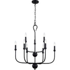Quoizel - Blanche Chandelier - BLA5027MBK - Canada Light Shop