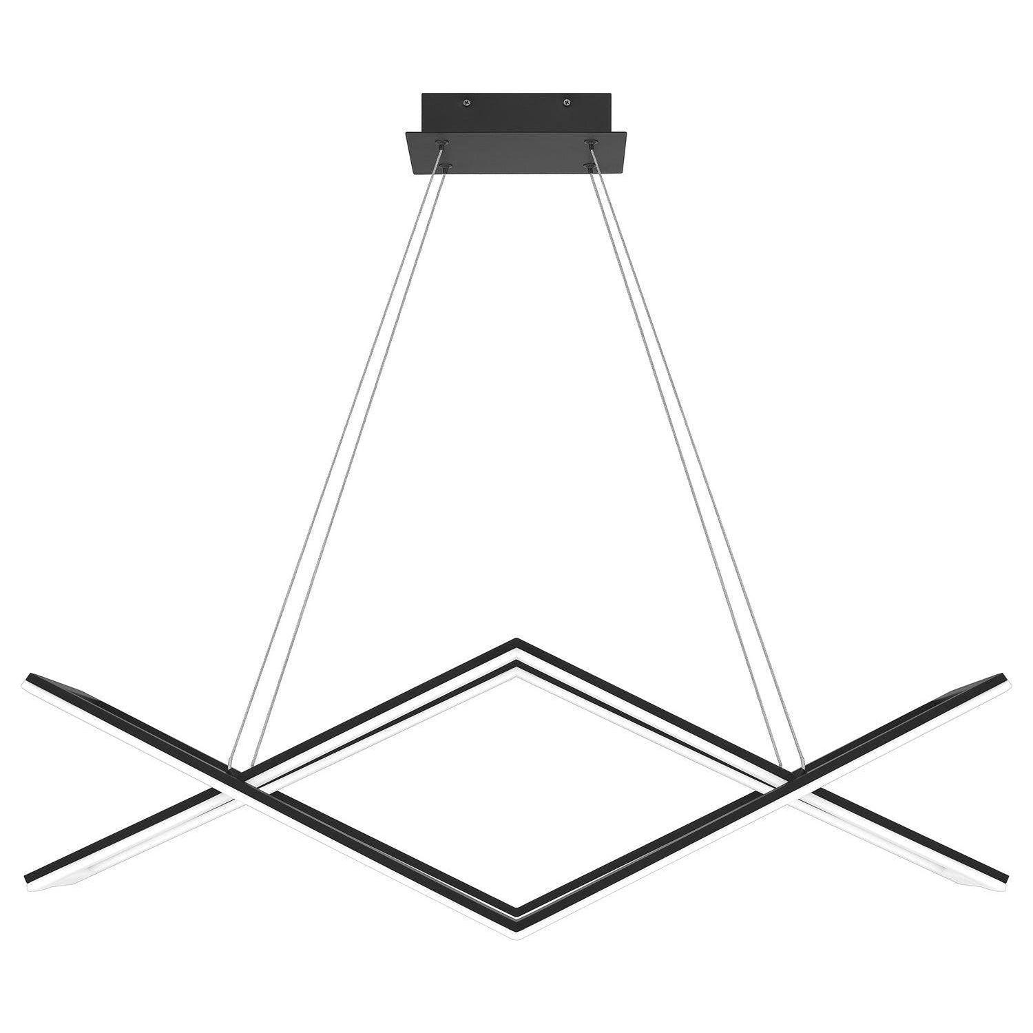 Quoizel - Newman LED Linear Chandelier - PCNEW136MBK - Canada Light Shop