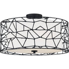 Quoizel - Newcastle Semi-Flush Mount - QSF5274MBK - Canada Light Shop