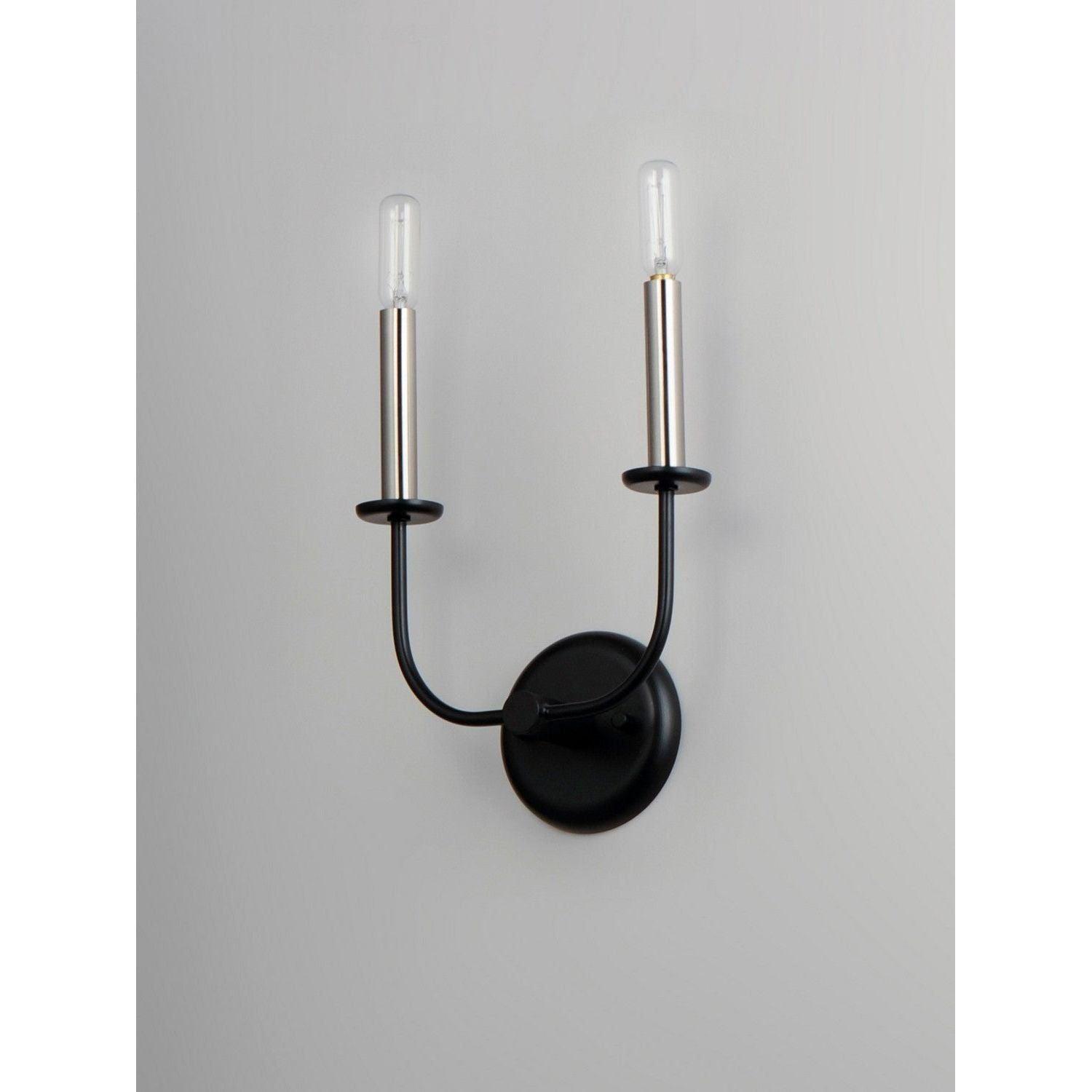 Maxim Lighting - Wesley Wall Sconce - 10321BKSN - Canada Light Shop