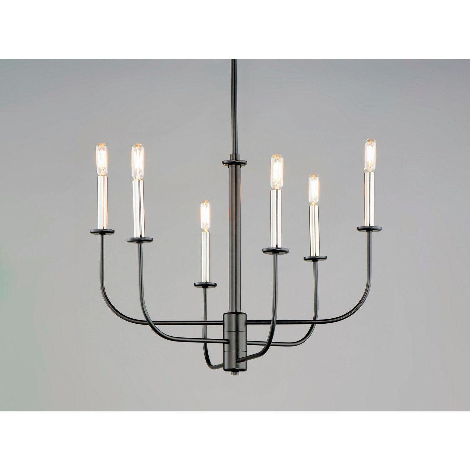 Maxim Lighting - Wesley Chandelier - 10324BKSN - Canada Light Shop