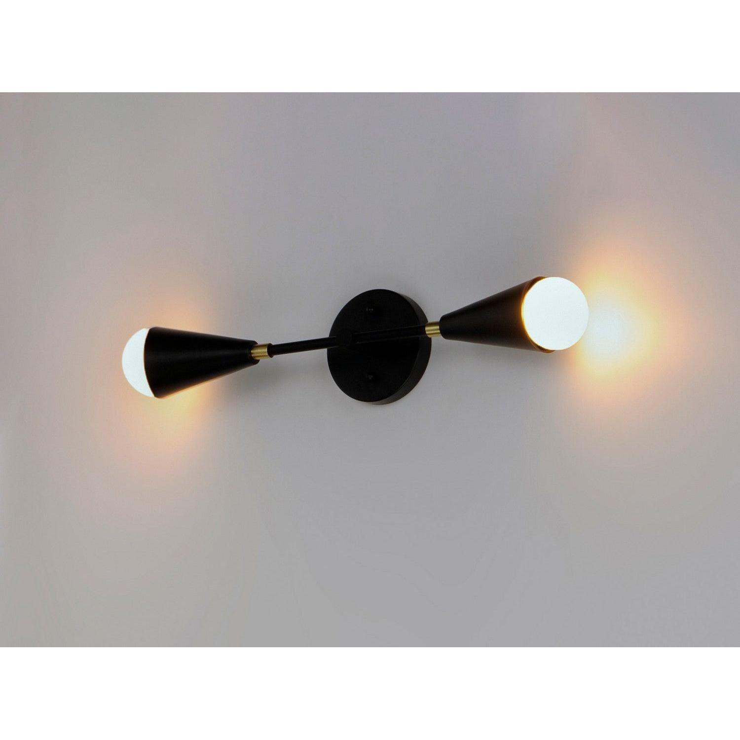 Maxim Lighting - Lovell Wall Sconce - 11262BKSBR - Canada Light Shop