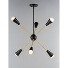 Maxim Lighting - Lovell Starburst Pendant - 11266BKSBR/BUL - Canada Light Shop