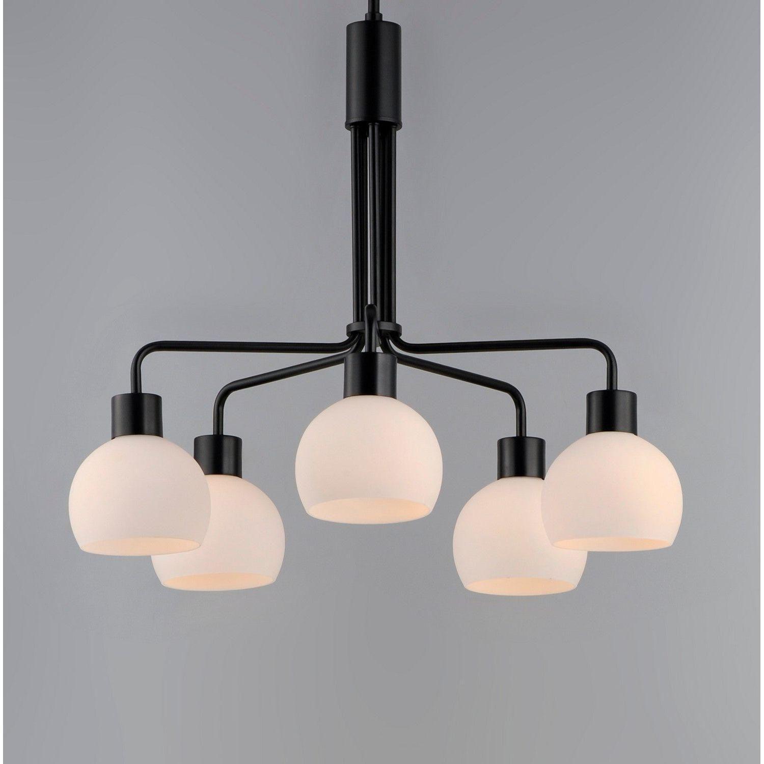 Maxim Lighting - Coraline Chandelier - 11277SWBK - Canada Light Shop