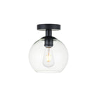 Elegant Lighting - Baxter Flush Mount - LD2204BK - Canada Light Shop