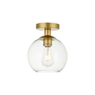 Elegant Lighting - Baxter Flush Mount - LD2204BR - Canada Light Shop