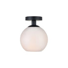 Elegant Lighting - Baxter Flush Mount - LD2205BK - Canada Light Shop