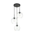 Elegant Lighting - Baxter Multi-Light Pendant - LD2214BK - Canada Light Shop