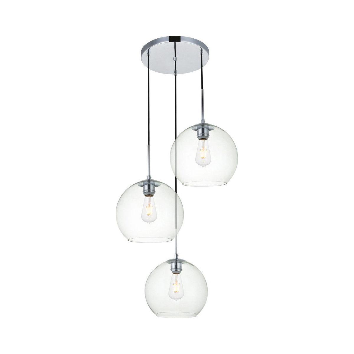 Elegant Lighting - Baxter Multi-Light Pendant - LD2214C - Canada Light Shop
