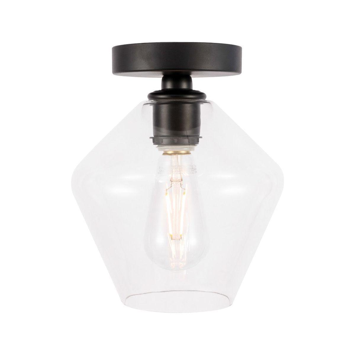 Elegant Lighting - Gene Flush Mount - LD2254BK - Canada Light Shop