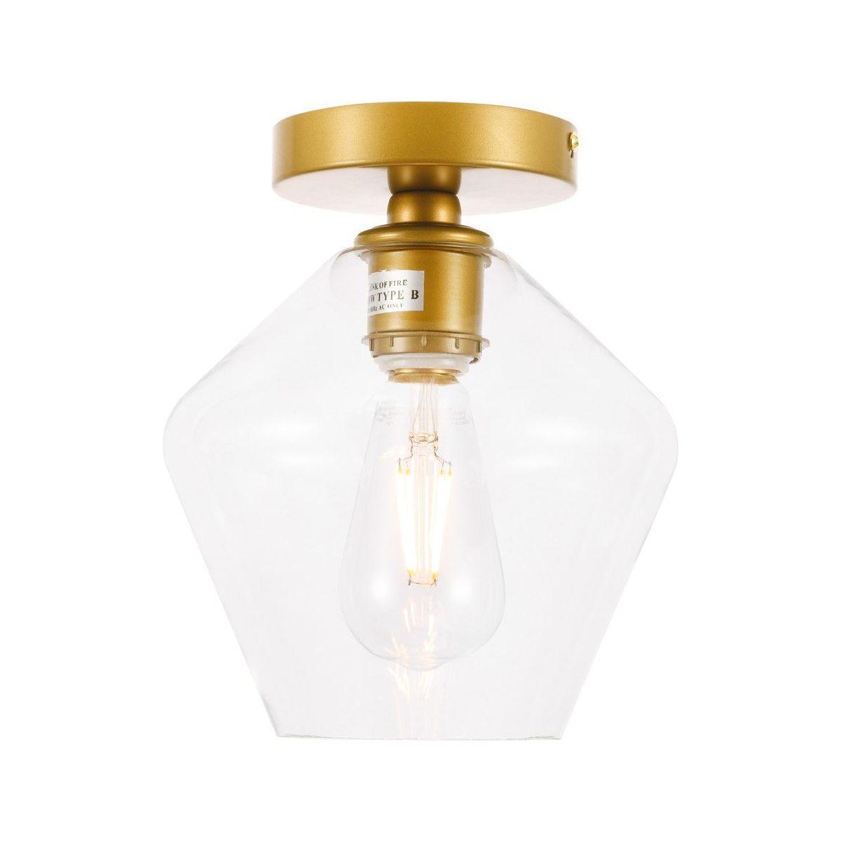 Elegant Lighting - Gene Flush Mount - LD2254BR - Canada Light Shop