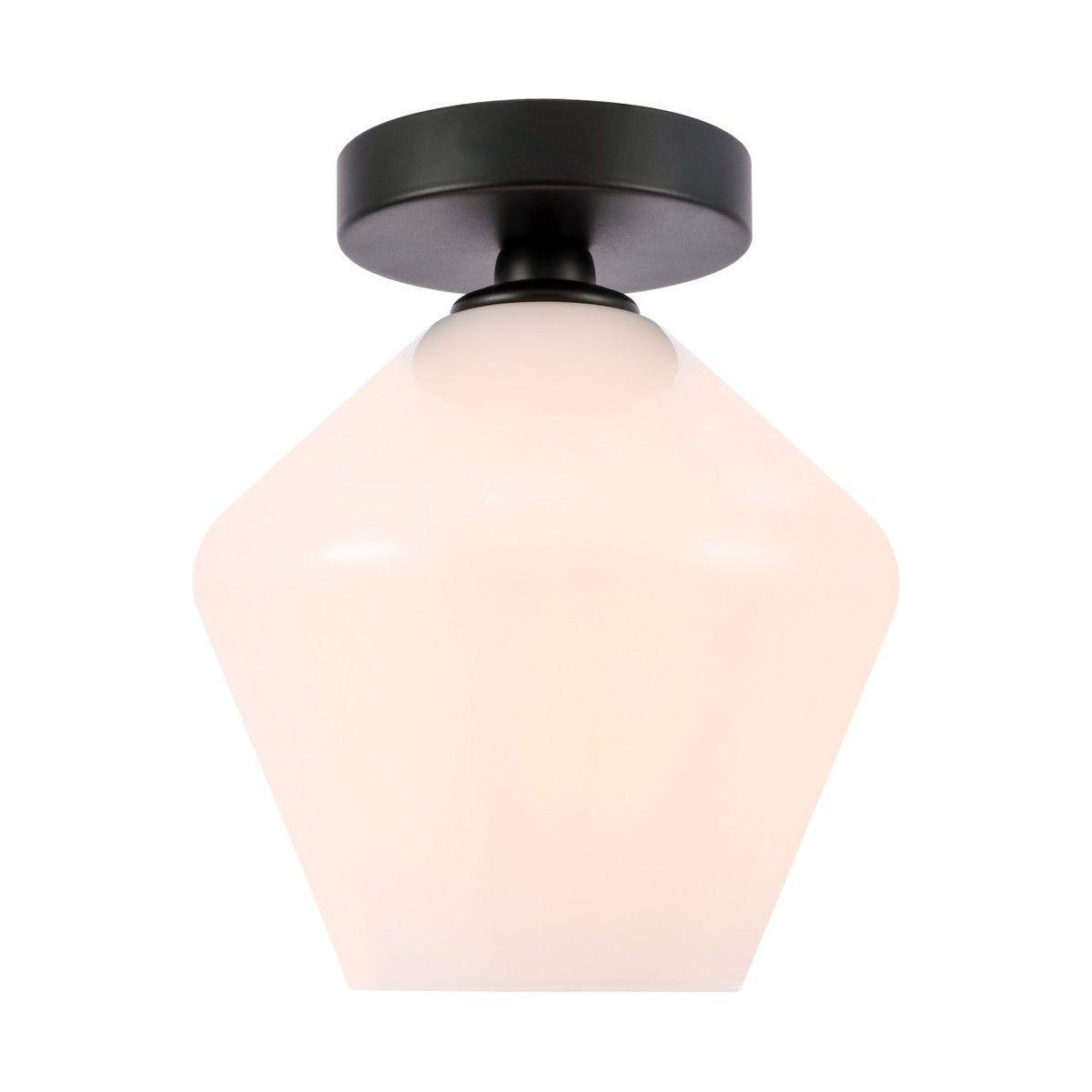Elegant Lighting - Gene Flush Mount - LD2255BK - Canada Light Shop