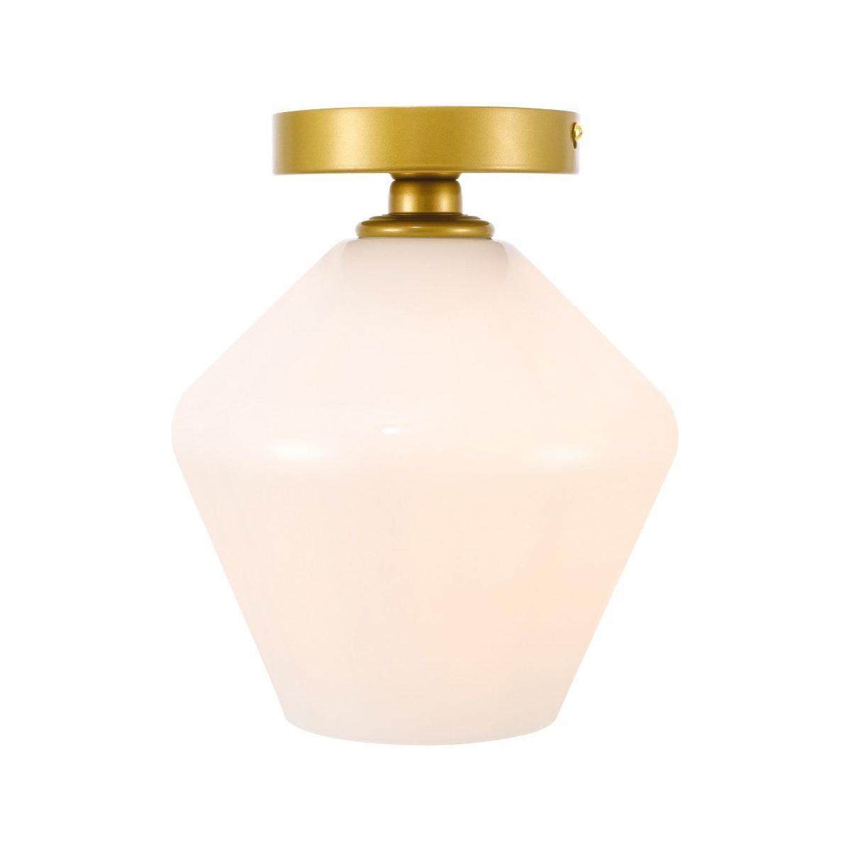 Elegant Lighting - Gene Flush Mount - LD2255BR - Canada Light Shop