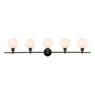 Elegant Lighting - Collier Wall Sconce - LD2327BK - Canada Light Shop
