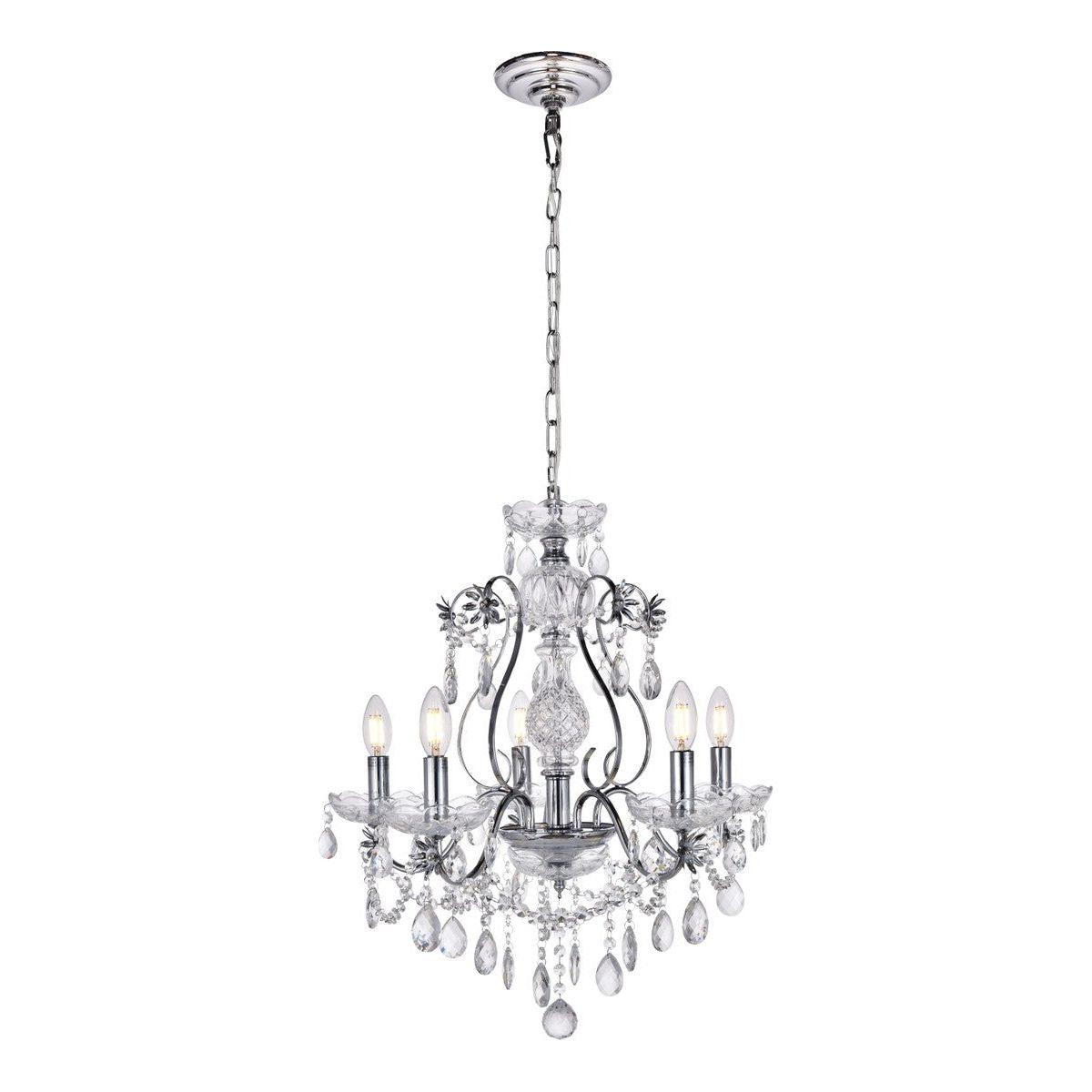 Elegant Lighting - Voltaire Chandelier - LD4005D22C - Canada Light Shop