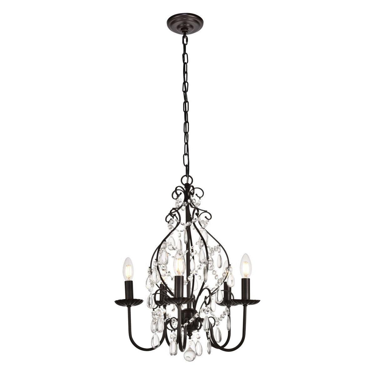 Elegant Lighting - Blaise Pendant - LD5003D17ORB - Canada Light Shop