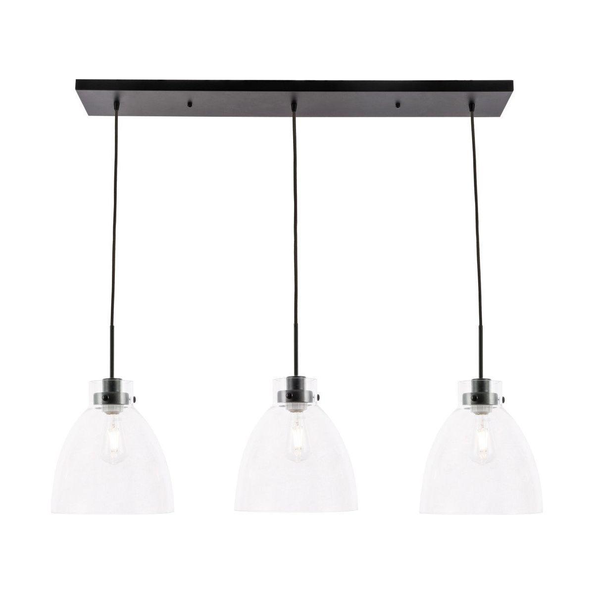 Elegant Lighting - Frey Linear Pendant - LD5030D42BK - Canada Light Shop