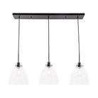 Elegant Lighting - Frey Linear Pendant - LD5030D42BK - Canada Light Shop