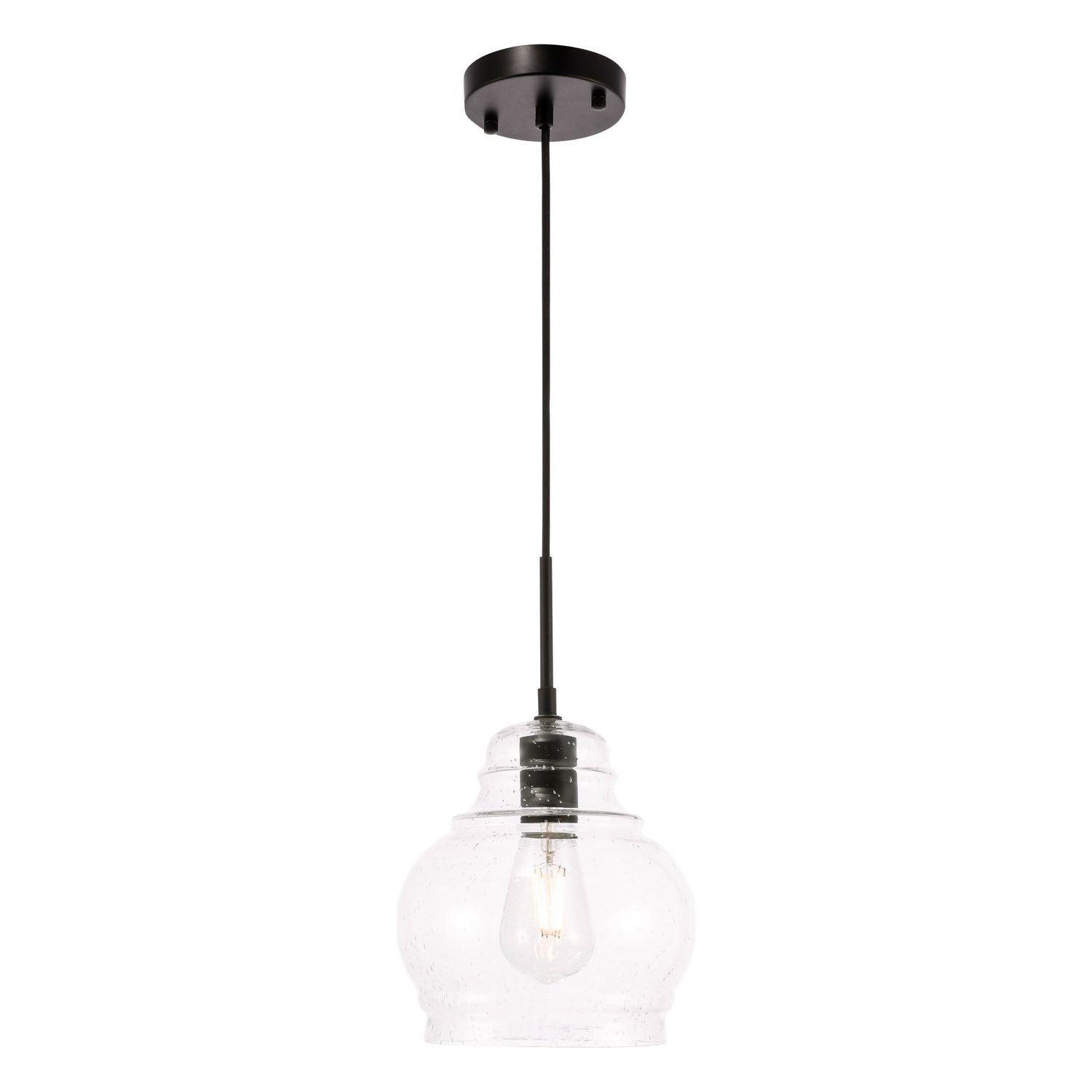 Elegant Lighting - Pierce Pendant - 6198 - LD6198BK - Canada Light Shop