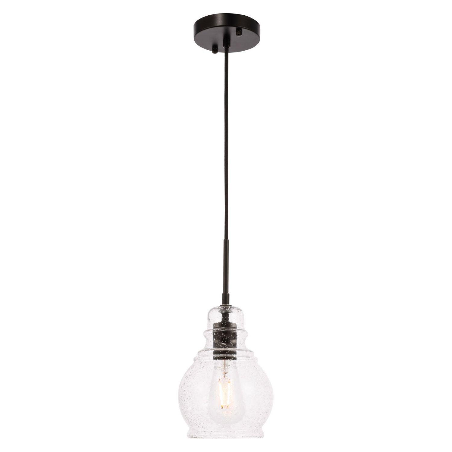 Elegant Lighting - Pierce Pendant - 6201 - LD6201BK - Canada Light Shop