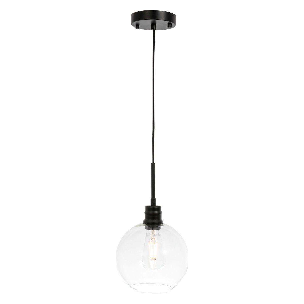 Elegant Lighting - Emett Pendant - LD6204BK - Canada Light Shop