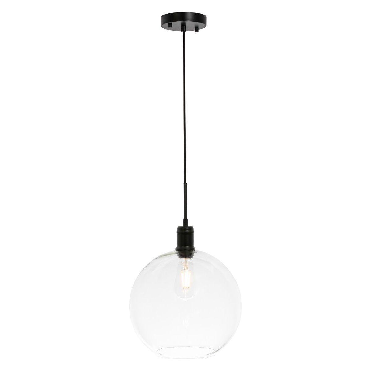 Elegant Lighting - Emett Pendant - LD6207BK - Canada Light Shop