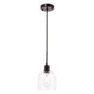 Elegant Lighting - Gabe Pendant - LD6210BK - Canada Light Shop