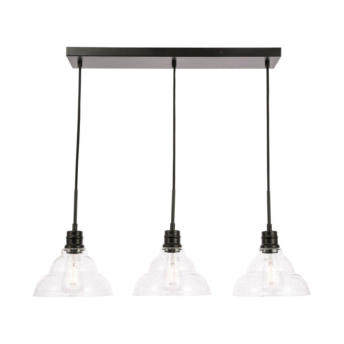 Elegant Lighting - Clive Pendant - LD6222BK - Canada Light Shop