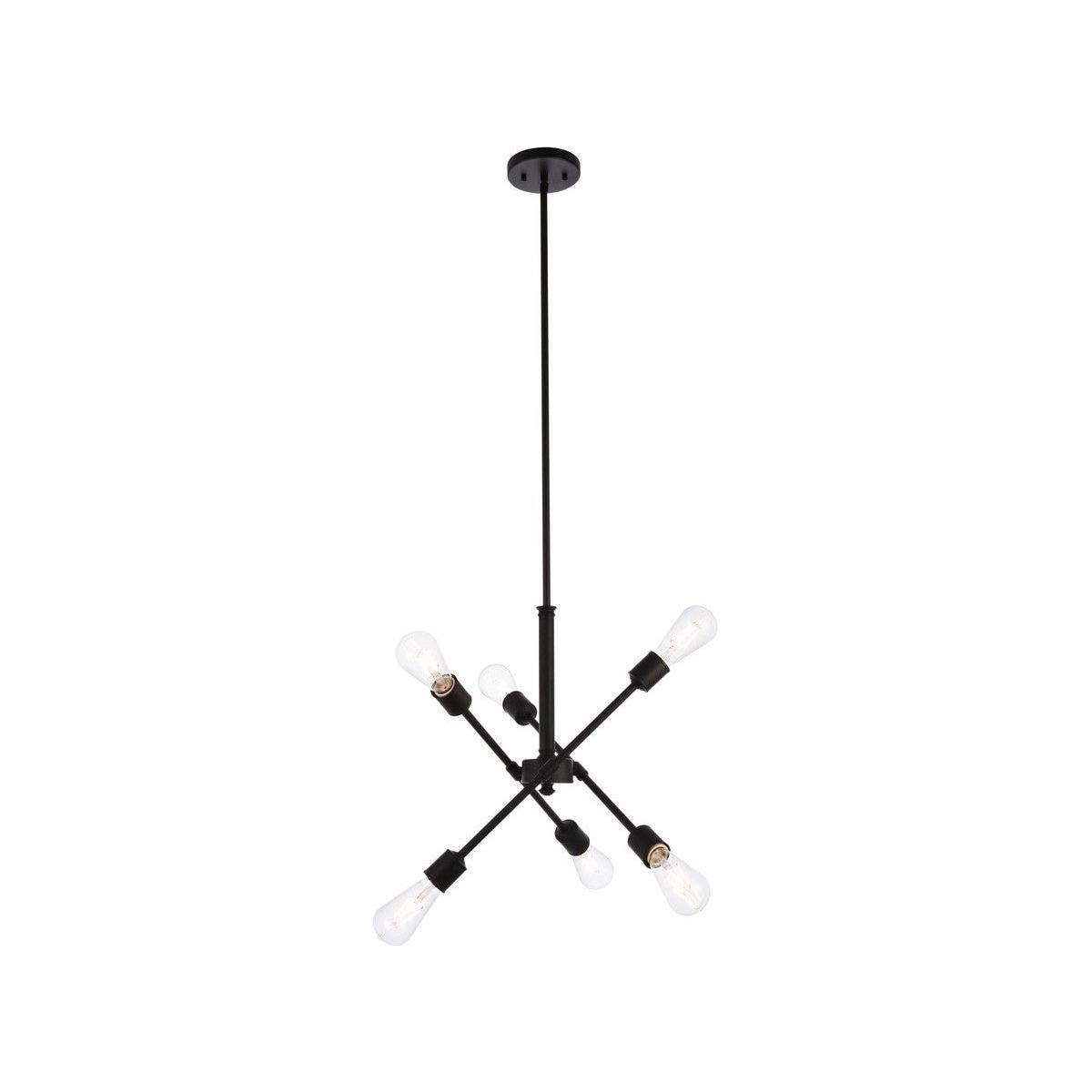 Elegant Lighting - Axel Multi-Light Pendant - LD8015D18BLA - Canada Light Shop