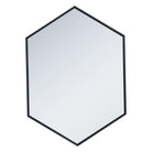 Elegant Lighting - Decker Mirror - MR4424BK - Canada Light Shop