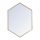 Elegant Lighting - Decker Mirror - MR4424BR - Canada Light Shop