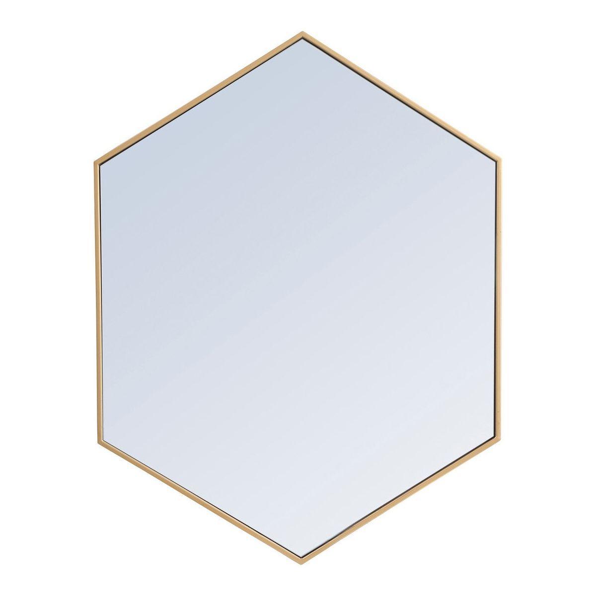 Elegant Lighting - Decker Mirror - MR4430BR - Canada Light Shop