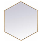 Elegant Lighting - Decker Mirror - MR4538BR - Canada Light Shop