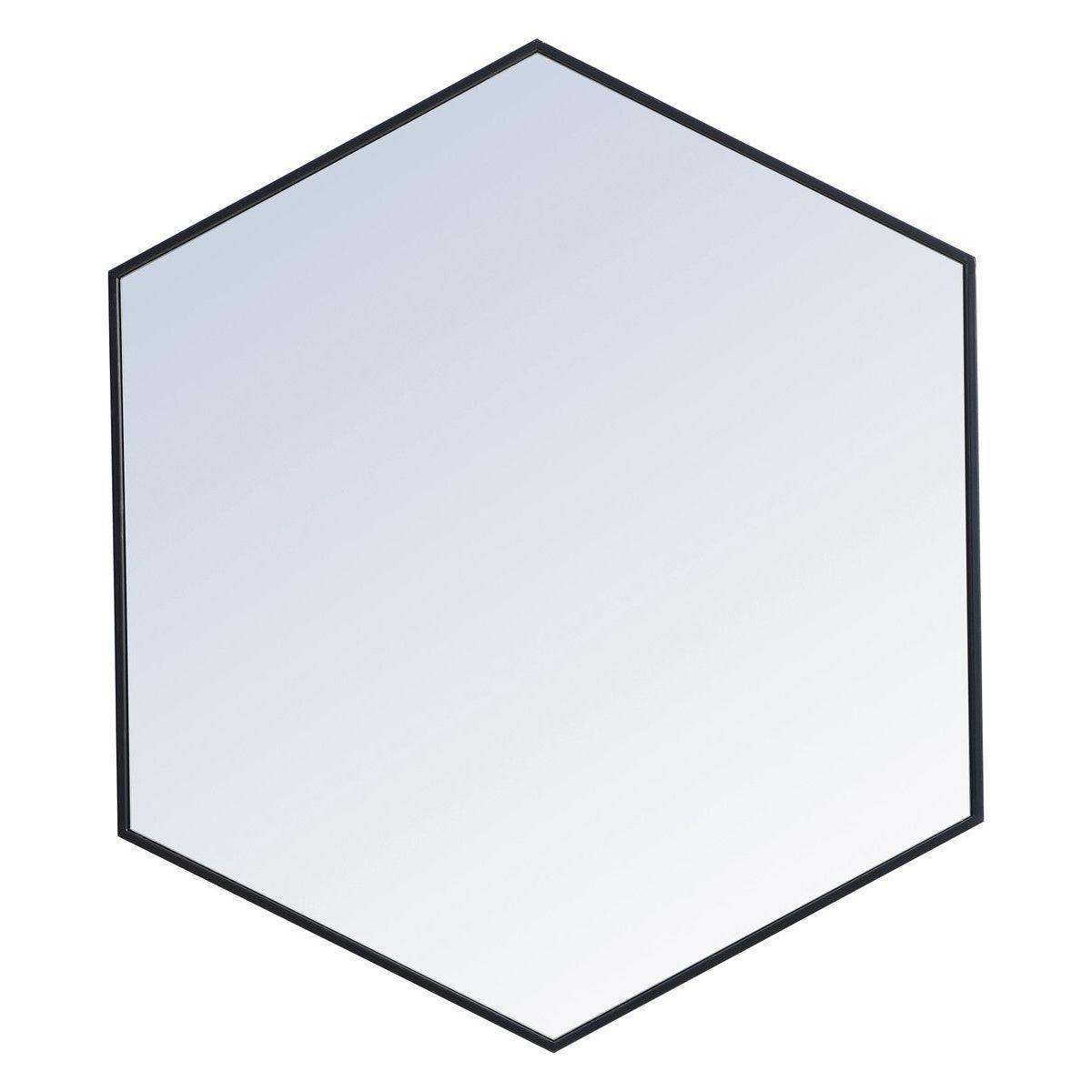 Elegant Lighting - Decker Mirror - MR4541BK - Canada Light Shop