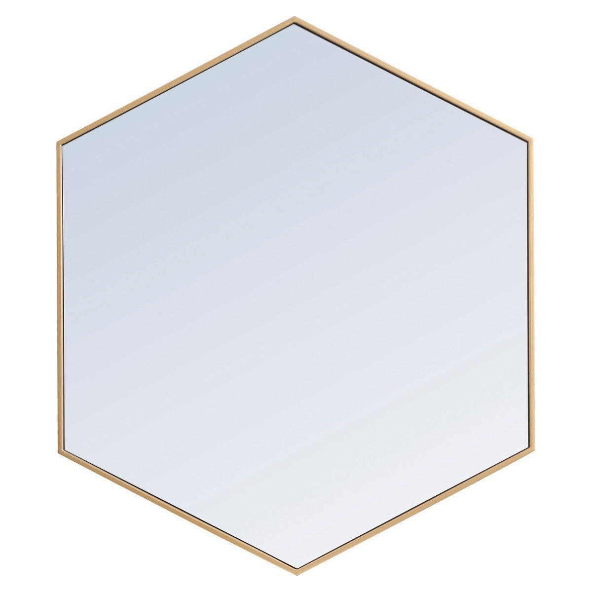 Elegant Lighting - Decker Mirror - MR4541BR - Canada Light Shop
