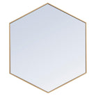 Elegant Lighting - Decker Mirror - MR4541BR - Canada Light Shop