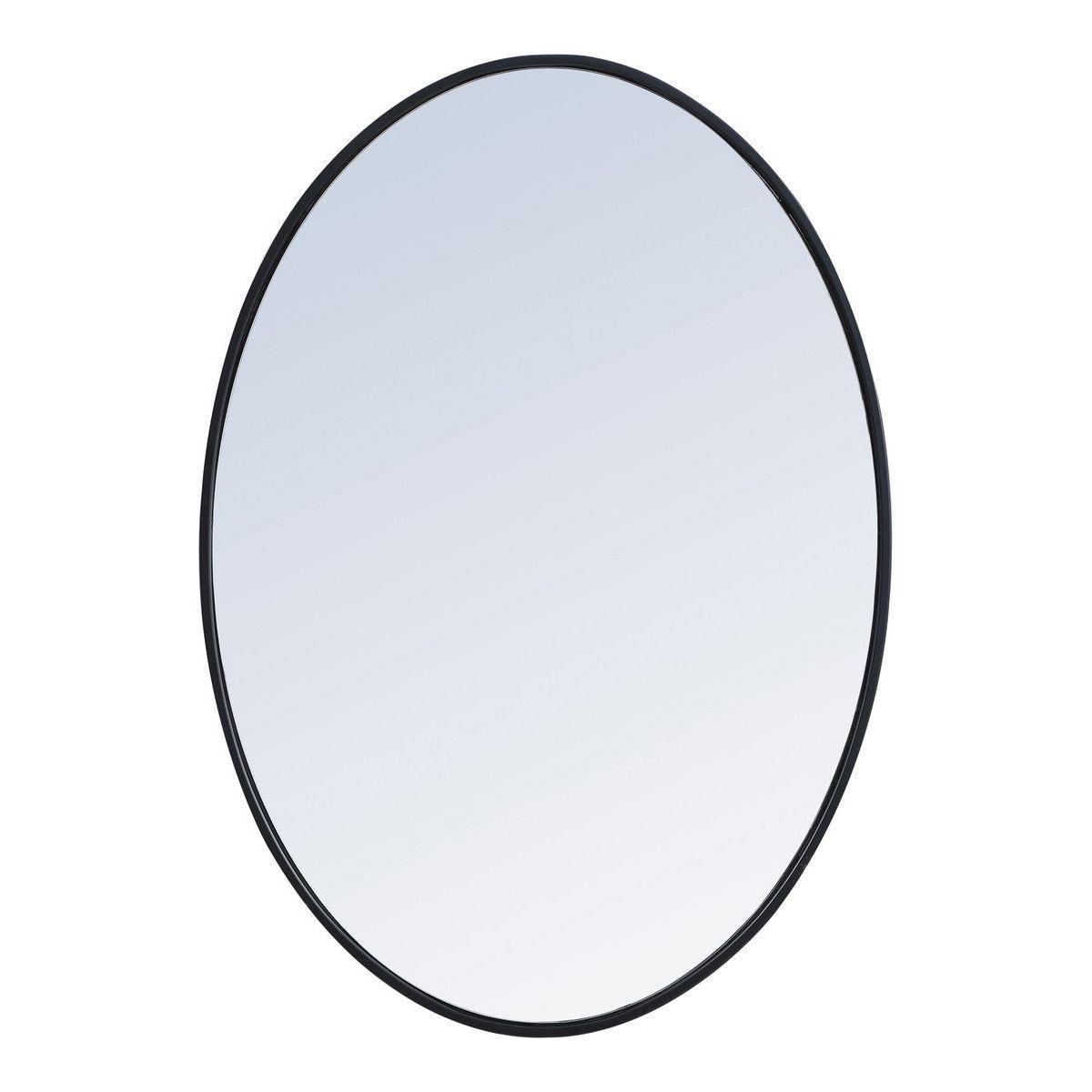 Elegant Lighting - Decker Mirror - MR4624BK - Canada Light Shop