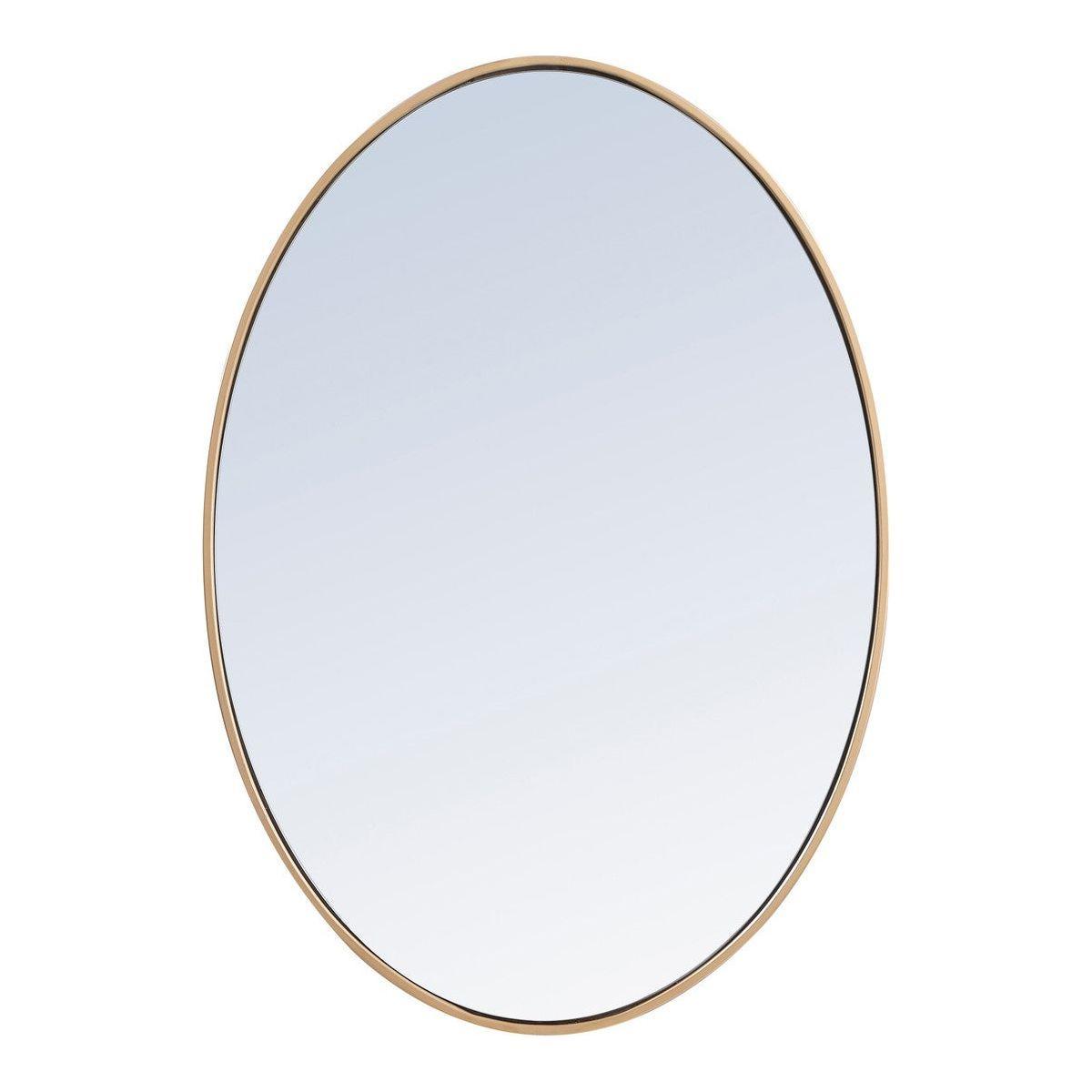 Elegant Lighting - Decker Mirror - MR4624BR - Canada Light Shop