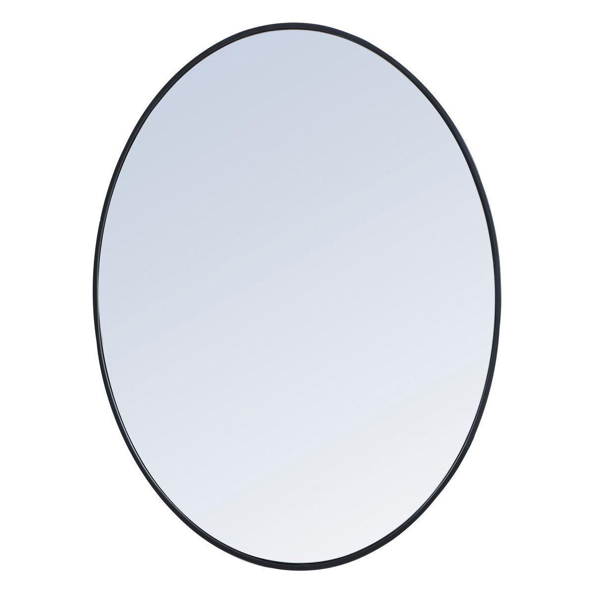 Elegant Lighting - Decker Mirror - MR4630BK - Canada Light Shop