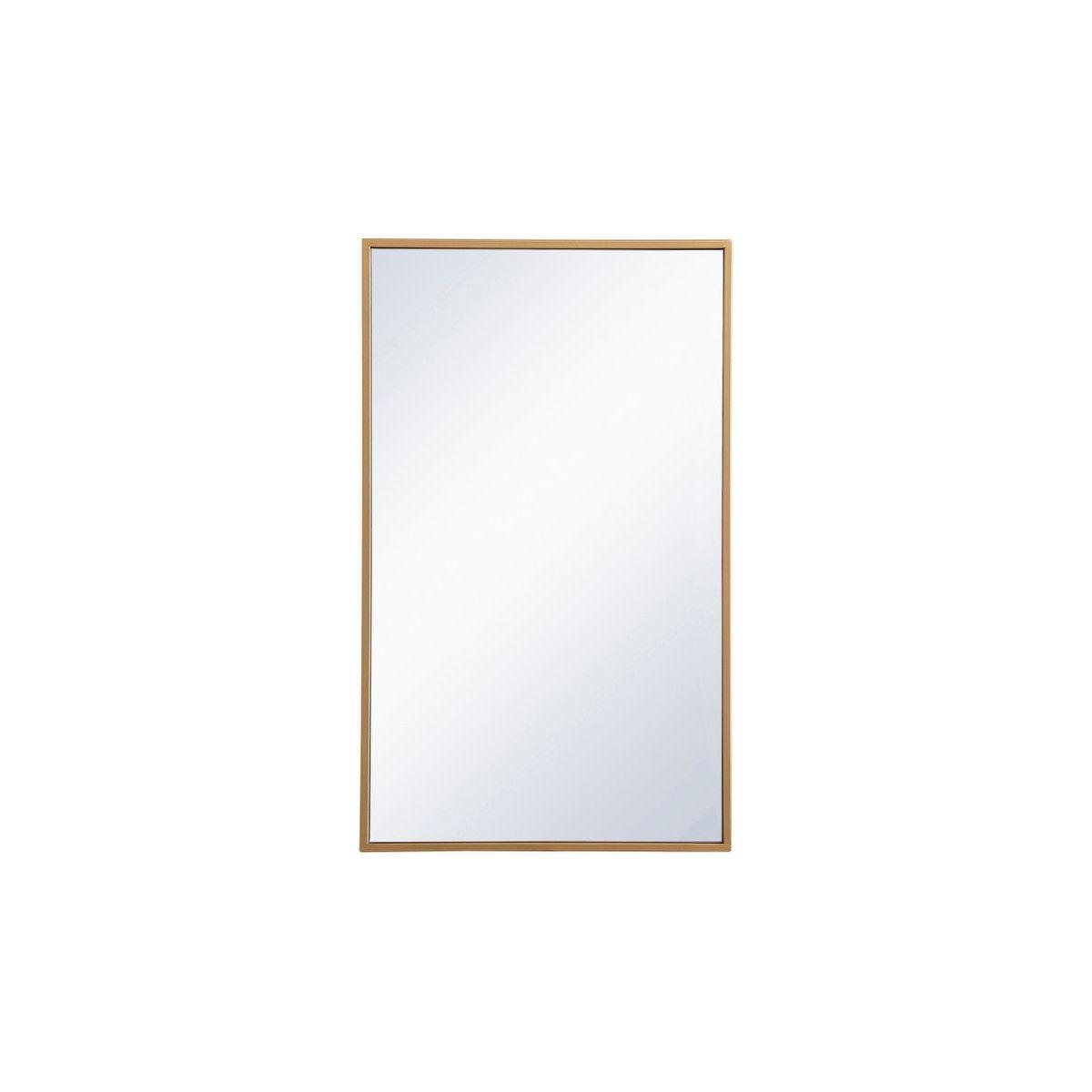 Elegant Lighting - Wyn Medicine Cabinet - MR571728BRS - Canada Light Shop