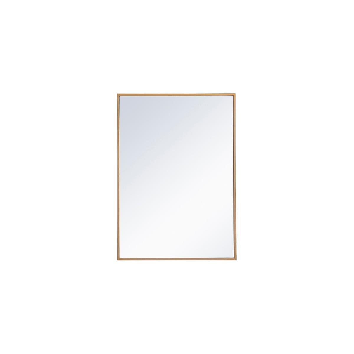 Elegant Lighting - Wyn Medicine Cabinet - MR572028BRS - Canada Light Shop