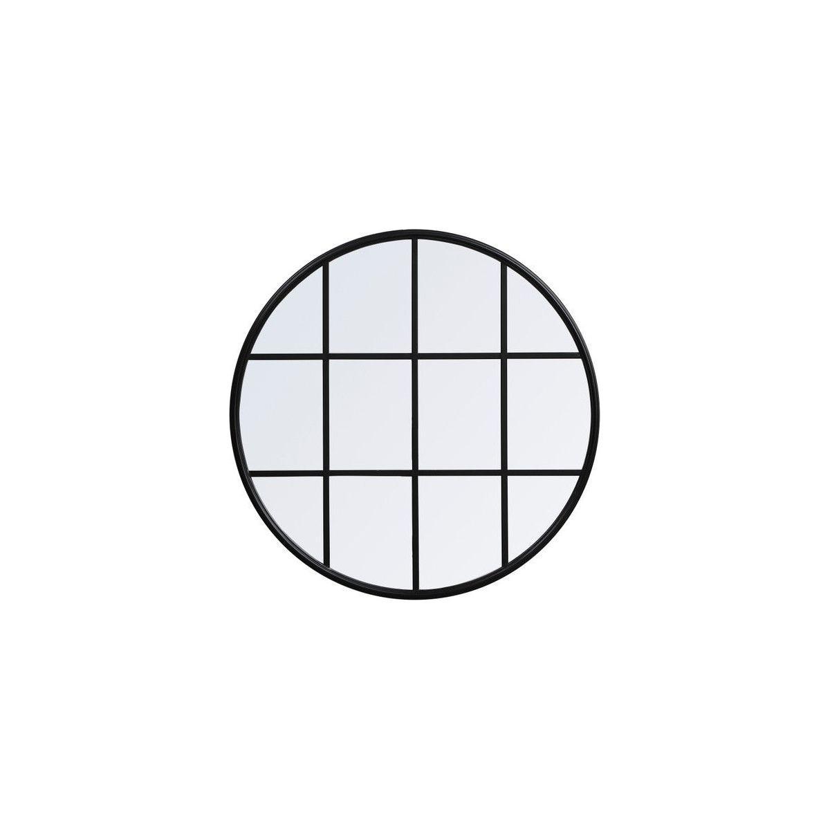 Elegant Lighting - Motif Mirror - MR633232BK - Canada Light Shop
