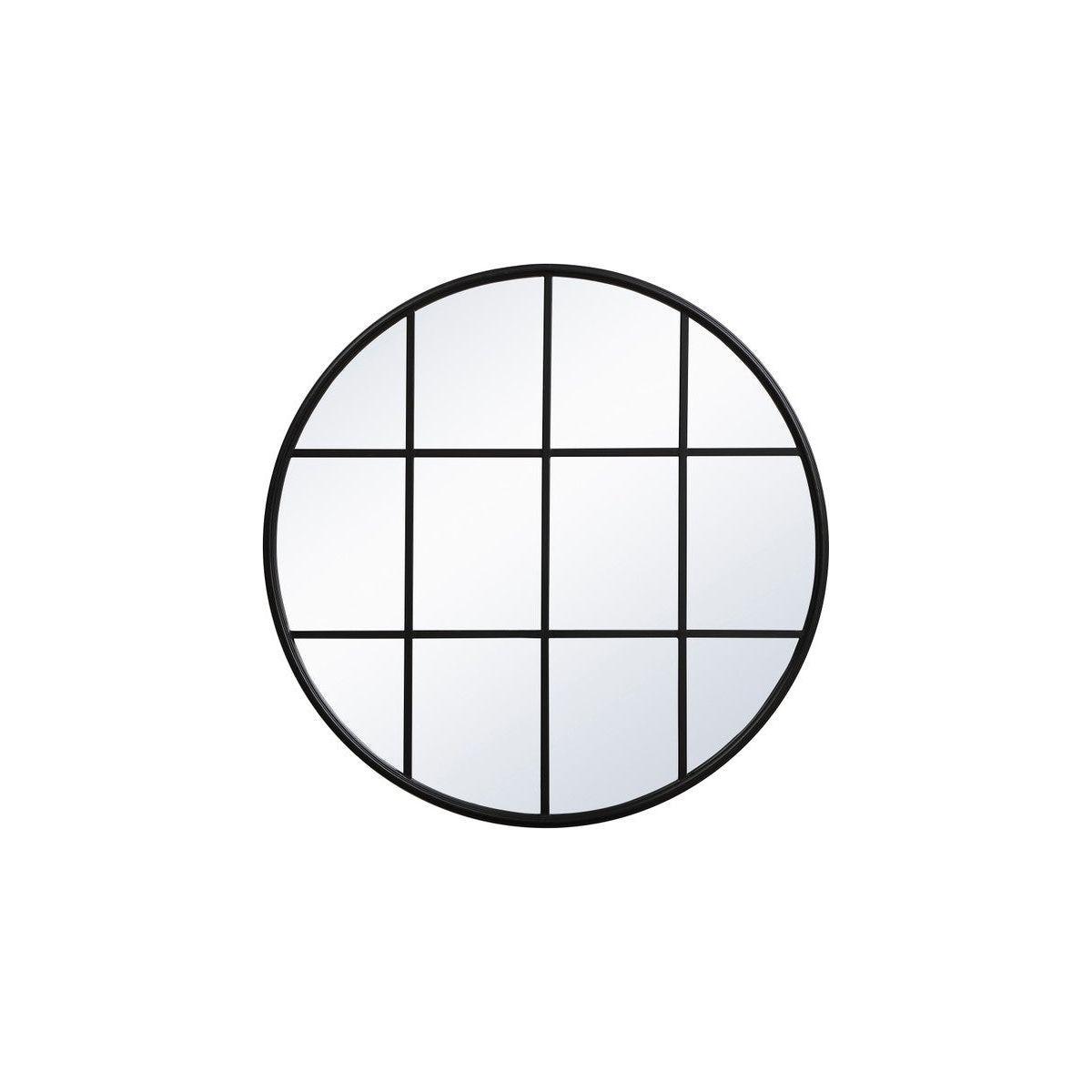 Elegant Lighting - Motif Mirror - MR633636BK - Canada Light Shop